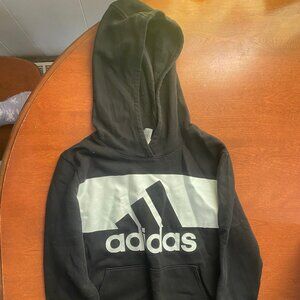 Black Adidas Hoodie, Size M (10/12)
